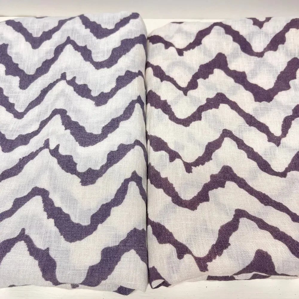 Grandinroad Linen Curtain Panels 50 x 84 Set of 2